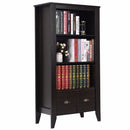 3 Shelf Bookcase Bookshelf Adjustable Shelves Antique Organizer Furni W/2 Drawer Home Furniture HW60303