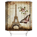 Butterfly  Shower Curtains Polyester Waterproof Shower Curtains