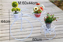 Iron Plant Shelf Flower Rack Metal lf Multi-layer Bicycle Metal Shelves Plants Stand