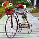 Iron Plant Shelf Flower Rack Metal lf Multi-layer Bicycle Metal Shelves Plants Stand