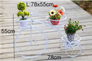 Iron Plant Shelf Flower Rack Metal lf Multi-layer Bicycle Metal Shelves Plants Stand