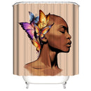 Butterfly  Shower Curtains Polyester Waterproof Shower Curtains
