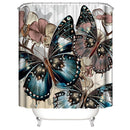 Butterfly  Shower Curtains Polyester Waterproof Shower Curtains