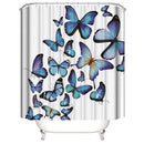 Butterfly  Shower Curtains Polyester Waterproof Shower Curtains