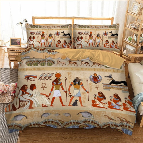 African People Bedding Set Woman Duvet Cover