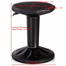 Wobble Chair Height Adjustable Active Learning Stool Sitting Home Office Black Commercial Furniture HW57072