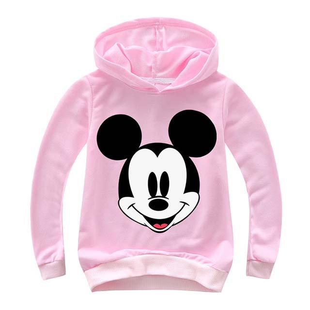 Spring Mickey Minnie Boys Girls Clothing Sets Autumn Casual Teenage Long Sleeve Sweatshirt + Pant 2PCS Sport Suits Kids Clothes