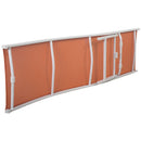 Lounger Patio Outdoor Chaise Lounge Chair Bed Orange