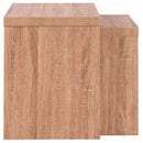 Set of 2 Nesting Coffee End Table Side Table Wood Color  Living Room Furniture HW58203