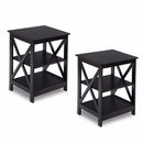 3-Tier Nightstand End Table Storage Display Shelf Living Room Furni New Home Furniture 2*HW58944