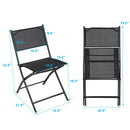 Set of 4 Outdoor Patio Folding Chairs Camping Deck Garden Pool Beach Furniture