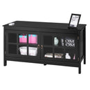 50'' TV Stand Modern Living Room Wood Storage Console Entertainment Center with 2 Doors Home Furniture HW56756