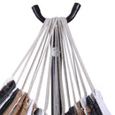 Double Hammock with Space Saving Steel Stand Includes Portable Carry Bag