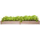 Wooden Vegetable Raised Garden Bed Backyard Patio Grow Flowers Plants Planter