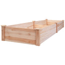 Wooden Vegetable Raised Garden Bed Backyard Patio Grow Flowers Plants Planter