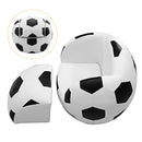 Football Shape Kids Sofa Chair Couch Children Toddler Birthday Gift w/ Ottoman