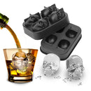 Ice Cube Maker Skull Shape Chocolate Mould Tray Ice Cream DIY Tool