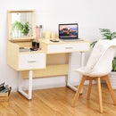Table Flip Top Square Makeup Table Writing Table