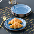 4/8/12-Pieces Porcelain Dessert Plate in Vintage Look Ceramic Plate