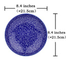 4/8/12-pieces 4-Designs Japanese Style Hand Painted Porcelain Plate Set