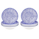 4/8/12-pieces 4-Designs Japanese Style Hand Painted Porcelain Plate Set