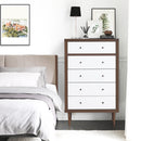 5 Drawer Dresser Wood Chest of Drawers Storage Freestanding Cabinet Organizer