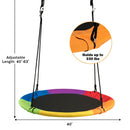 40'' Flying Saucer Tree Swing Indoor Outdoor Play Set Swing for Kids