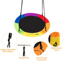 40'' Flying Saucer Tree Swing Indoor Outdoor Play Set Swing for Kids