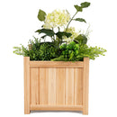 Square Wood Flower Planter Box Raised Vegetable Patio Lawn Garden folding