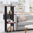 Set of 2 Bookcase Storage 3-Tier Open Shelf Display Room Divider