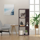 Set of 2 Bookcase Storage 3-Tier Open Shelf Display Room Divider