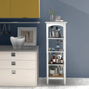 5-Tier Utility Shelves Storage Rack Multifunctional Freestanding Shelving Unit