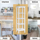 5-Tier Utility Shelves Storage Rack Multifunctional Freestanding Shelving Unit