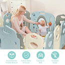 Kids Baby Playpen 14 Panel Activity Center Safety Play Yard Home Indoor Outdoor