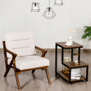 3-Tier End Table  Side Table Night Stand W/ Storage Shelf for Living Room