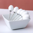 Mini Chocolate Fondue Set Two-layer Porcelain Tealight Cheese Fondue