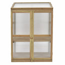 Garden Portable Wooden GreenHouse Cold Frame Raised Plants Shelves Protection
