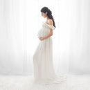 Sexy Maternity Dresses For Photo Shoot Chiffon Pregnancy Dress Maxi Gown Dresses For Pregnant Women Clothes