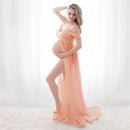 Sexy Maternity Dresses For Photo Shoot Chiffon Pregnancy Dress Maxi Gown Dresses For Pregnant Women Clothes