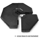 4PCS Patio Cantilever Offset Umbrella Weights Base Plate Set