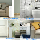 Narrow Wood Floor Bathroom Storage Cabinet Holder Organizer