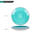 4/8/12-pieces Porcelain Ceramic Handpainted Dinner Plate Set