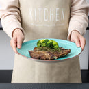 4/8/12-pieces Porcelain Ceramic Handpainted Dinner Plate Set