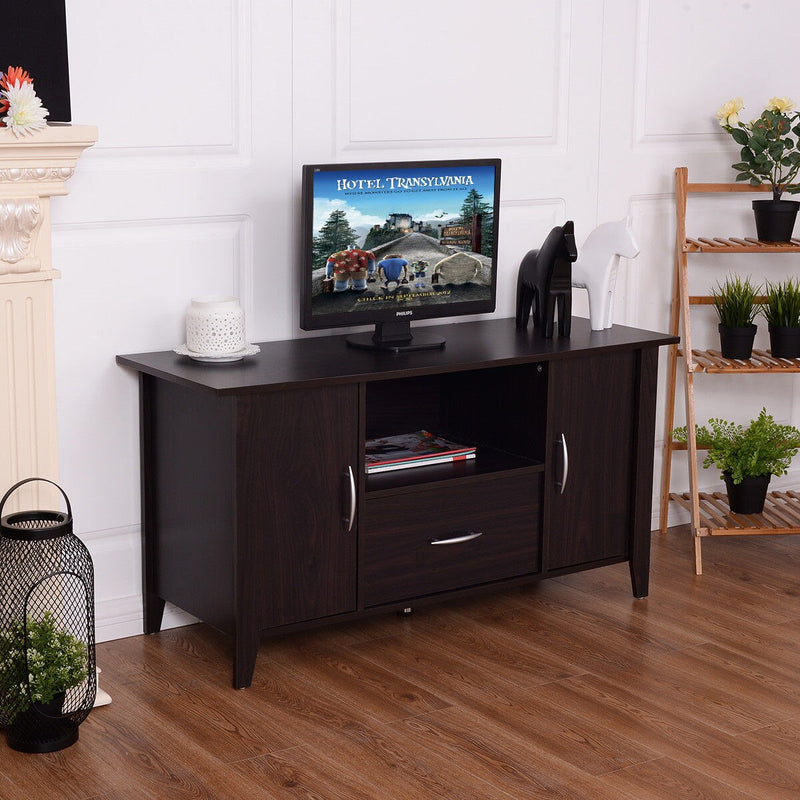 Modern TV Cabinet Media Unit Storage Shelf TV Stand Media Console Furniture Home 55inch TV