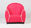 Kids Sofa Armrest Chair Couch Children Living Room Toddler Furniture Black/Red