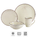 Vintage 4-Piece Ceramic Dinner Set for One person