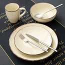 Vintage 4-Piece Ceramic Dinner Set for One person