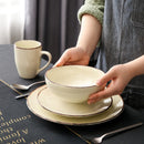 Vintage 4-Piece Ceramic Dinner Set for One person