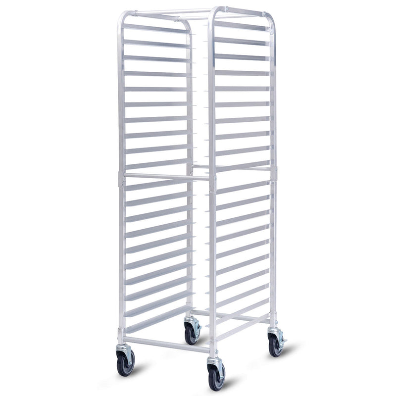 20 Sheet Aluminum Bun Pan Bakery Rack Rolling Kitchen Commercial 26'' x 20'' x 70'' TL33856