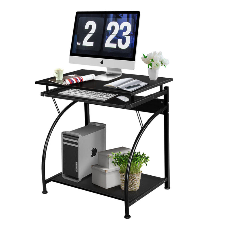 Computer Desk PC Laptop Table Study Workstation Home Office Furniture Black